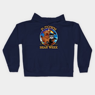 Zapped Kat P-Town Bear Week Kids Hoodie